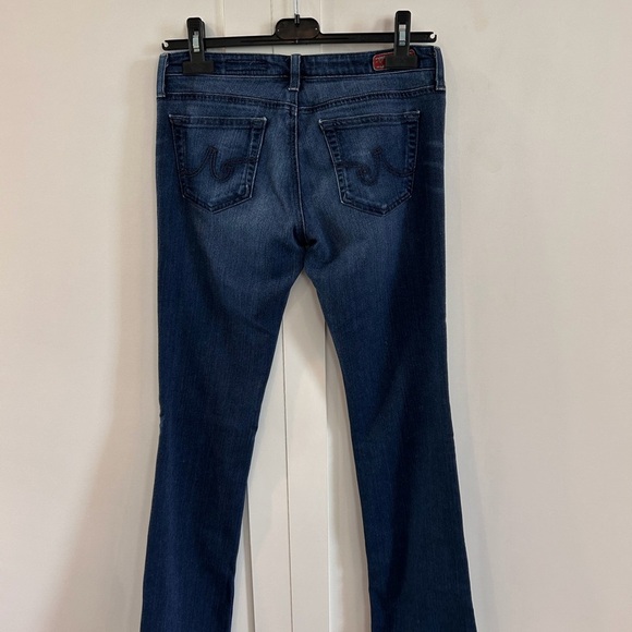 N - Ag Adriano Goldschmied Blue Wide Leg Jeans - Picture 3 of 4
